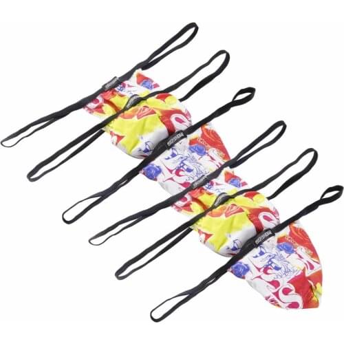 3/6PCS Sexy Mens Thongs Bikini T-back G-strings Penis Pouch Sexy Mens Underwear Gay Jockstrap Male Sissy Panties Underpants Lot