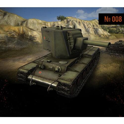 1:35 USSR KV-2 Heavy Tank DIY 3D Paper Card Model Building Set Educational Toys Military Model Construction Toy