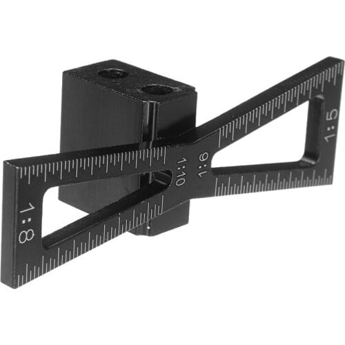 4 in 1 1:5 1:8 Ratio Woodworking Dovetail Marker Gauge Hand Cut Wood Joint Gauge With Scale Template Dovetail Guide Tools