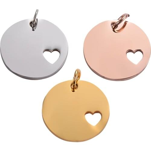 5Pcs/lot Fashion Stainless Steel Stamping Blanks Dog Tags For DIY Making Pendant Wholesale
