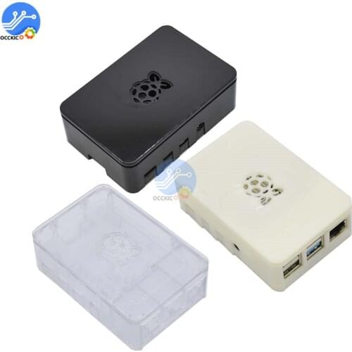 For Raspberry Pi 4 Case ABS Enclosure Box V4 Shell for Raspberry Pi 4 Protection Cover Black White Clear