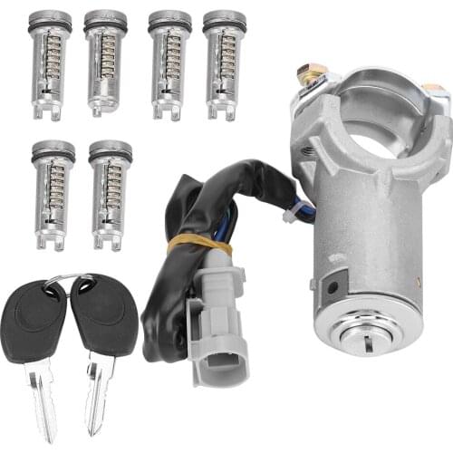 1Set Ignition Switch Cylinder Lock With 2Keys 2992551 2991727 Fit for Iveco Daily 2000-2006