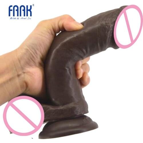 FAAK AAA Quality Realistic Dildo Skin Touch Penis Fake Dick Tough Inside Big Cock Sex Toys for Women Adult Product Sex Shop