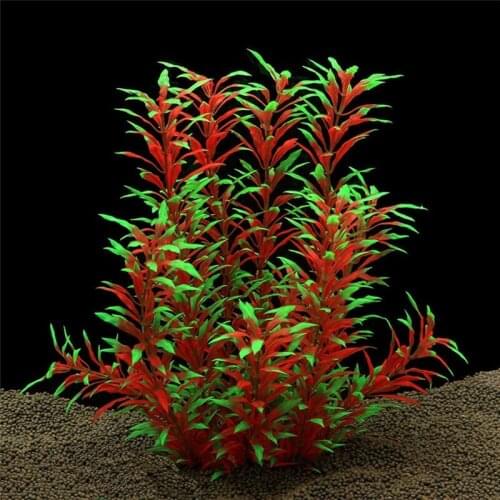 Large Aquarium Plant Artificial Plastic Fish Tank Plant Decorated with Fish