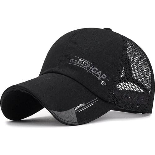 High Quality Summer Baseball Caps Men Letter Mesh Caps Women Men Breathable Unisex Hat Outdoor Hip-Hop Bone Gorras Cap Sun Hat