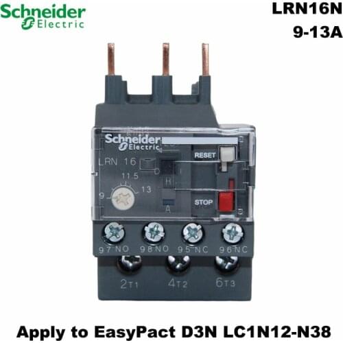 Schneider Electric LRN16N contactor LR-N16N 9-13A LC1N EasyPact D3N contactor thermal overload relay brand new original export