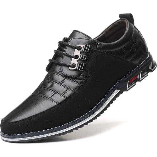 Best selling fashion brand mens shoes selling large size checkered embroidery business casual shoes manufacturersnew flat shoes
