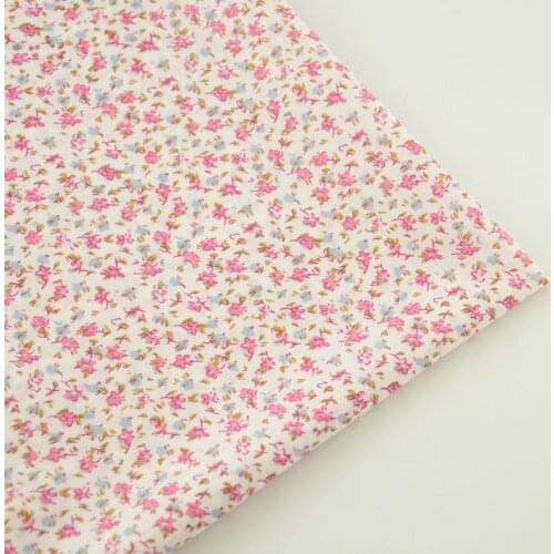 Booksew 100% Cotton Fabric Flowers Designs Patchwork Tecido Sewing Cloth Home Textile Dolls Decoration Plain Tissue Art Work CM