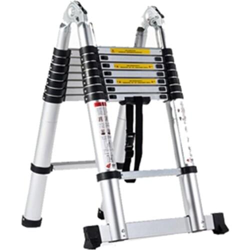 Multi-use 2.2M Aluminum Ladder for Photography Household Outdoor Engineering Painting 160kg Load Capacity Folding Step Stool