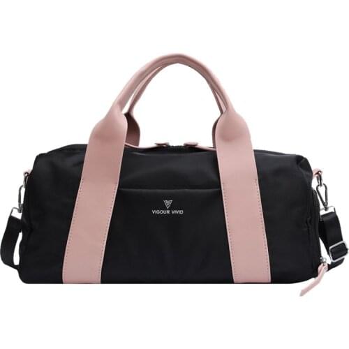 Fashion Fitness Yoga Sport Bag Women Dry and Wet Separation With Shoe Organizer Handbag Travel Bag Gym Bag Women Duffle Bag Big