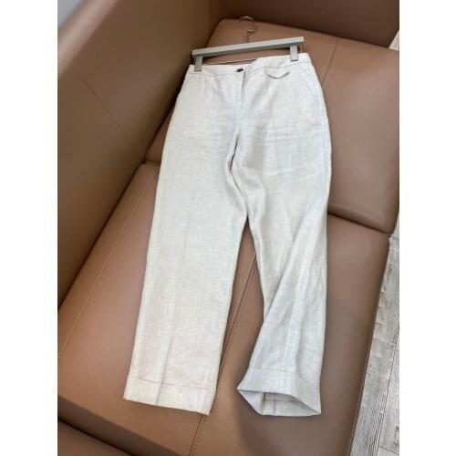 Fashion women 2021 new loose solid color trousers 0316