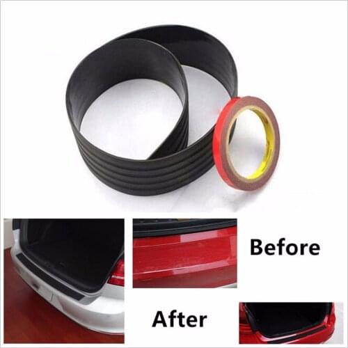 Car Rear Bumper Scuff Protective Sill Pedal Sticker Cover Fit For Camry Corolla RAV4 Highlander Land Cruiser PRADO Vios Prius