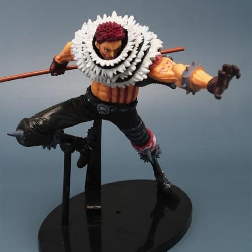 16.5CM NEW Fighting One Piece Charlotte Katakuri Doll Model PVC Cake Ornaments toys gift