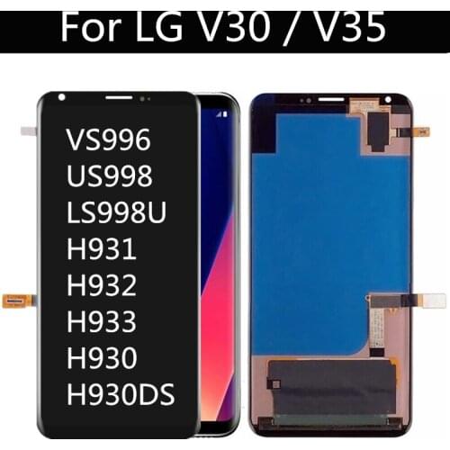 OLED 6.0" For LG V30 LCD H930 LCD display Touch Screen Digitizer Assembly For LG V35 LCD VS996 LS998U H933 LS998U lcd