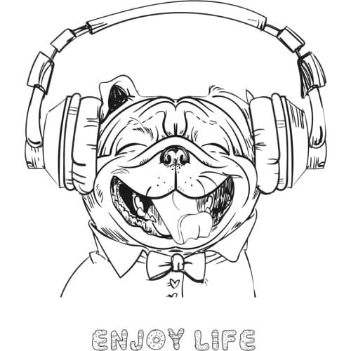 AZSG Smile Dog Clear Stamps For DIY Scrapbooking Decorative Card making Crafts Fun Decoration Supplies 13*13cm