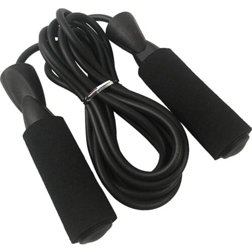 New 2.8m Adjustable Jump Rope Fitness Skipping Rope Soft Foam Handles for Home Exercise Speed Endurance Training