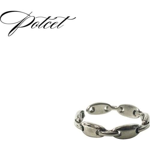 POTCET Rings Adjustable Vintage Simplicity Female Jewelry Geometric Trend