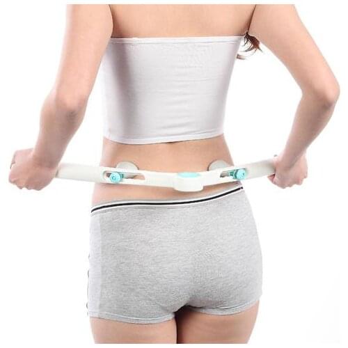 Adjustable Lumbar Spine Back Massager The Waist Massage Tool Health Joint Therapy Aerobics Slimming Fitness