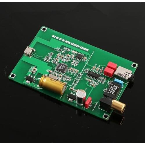 SA9023 plus ES9023 USB transfer SPDIF I2S coaxial sound card DAC amp support 24 bits96K