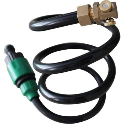 2m/3m Water Misting Cooling System Mist Sprinkler Hose Outdoor Garden Park Children Trampoline Greenhouse Plants Spray Fog Pipe