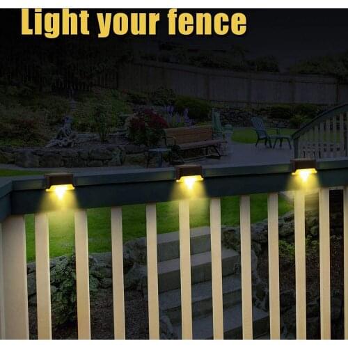 Led Solar Power Garden Light Solar Lights Solar Step Lights Outdoor WaterproofLamp decoration for Patio Stair Garden Yard Fence