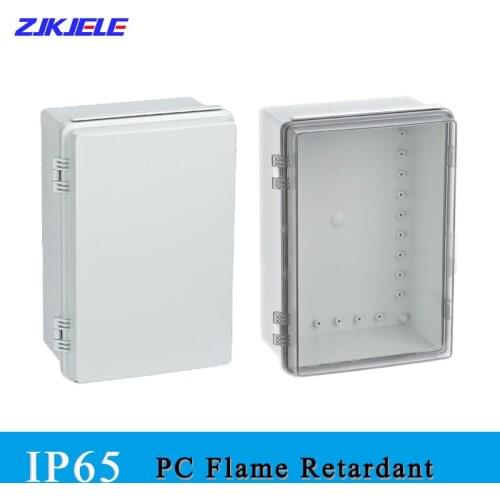 Outdoor Waterproof Electrical Junction Box Sealed Switch Power Plastic Enclosure Case Distribution Boxes With Stainless Hasp