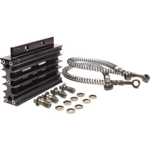 Universal 5 Colors CNC Motorcycle Oil Cooler Kit Radiator Cooling For ATV Pit Dirt Bike motocross motocycle 50CC-125CC