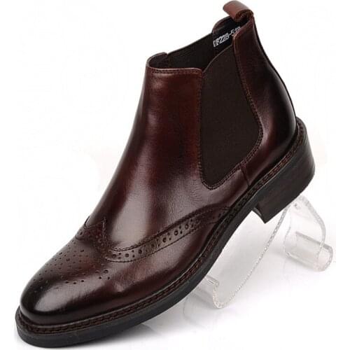 Броги мужские WOUFO China At AliExpress