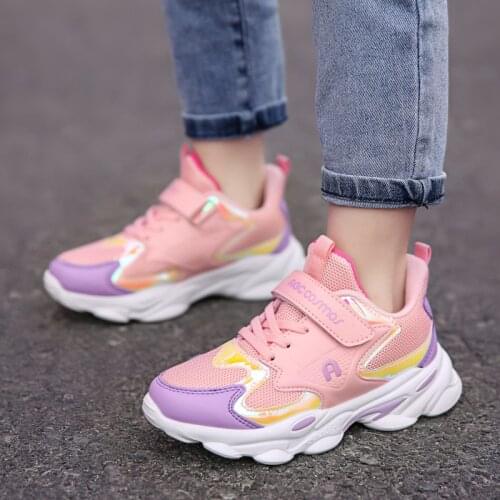 Kids Sneakers Children Shoes Running Shoes Girls Sport Shoes Tenis Infantil Light Breathable Non-slip Outdoor Gym Shoes Summer
