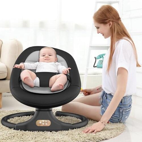 Baby electric rocking chair cradle baby comfort recliner rocking chair baby supplies bed Russia free shipping