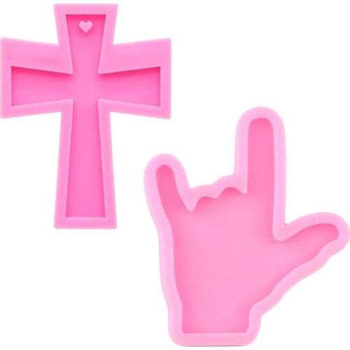 DIY Keychain Pendant Casting Silicone Mould Crafts Jewelry Decorative Making Tools Crystal Epoxy Resin Mold