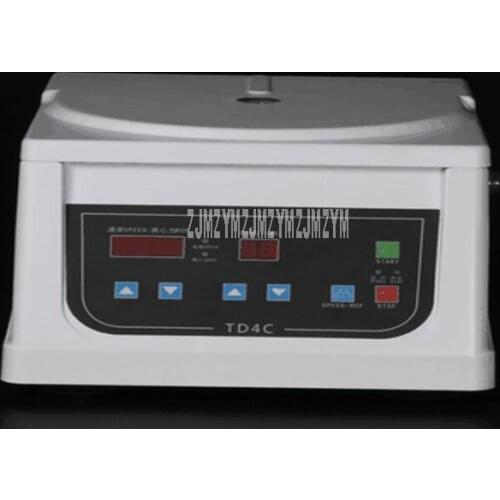 TD-4D 4000r/min Laboratory Electric Centrifuge Cosmetology Medical Practice Machine Desktop Centrifuge 2200xg Timing 1S-99M 90W