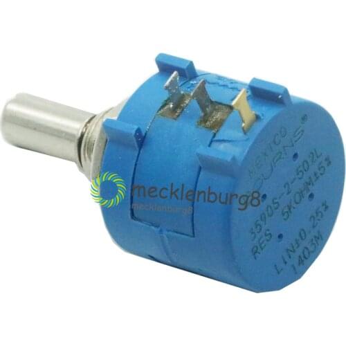 3590S-2-502L 3590S 5K ohm Precision Multiturn Potentiometer 10 Ring Adjustable Resistor