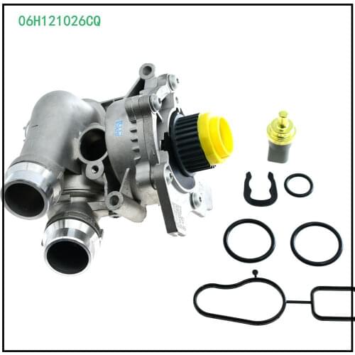 Aluminum Water Pump Assembly For Q3 Q5 A3 A4 A5 A6 TT Golf Passat CC Eos Tiguan Leon TT 1.8/2.0T 06H121026CQ 06H 121 026