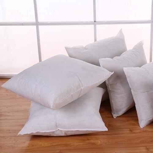 1PC Standard Pillow Cushion Core Cushion Inner Filling Soft Throw Seat Pillow interior Car Home Decor White 40X40CM 45X45CM 40