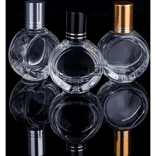 10ml Perfumes Bottle Glass Personality Small Metal Roll-on Roller Ball Empty Cosmetic Bottle F2090