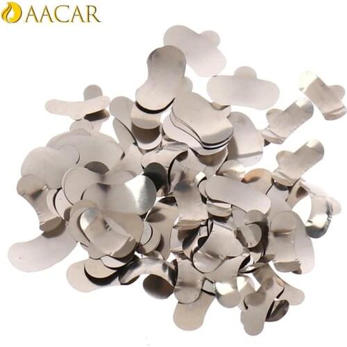100pcs Dental Matrix Sectional Contoured Metal Matrices Bands Dental Matrix Rings Full Teeth Replacement Dentsit Oral Care