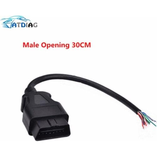 2020 OBD OBD2 16Pin Female Extension Opening Cable Car Diagnostic Interface Connector OBD II Female Converter OBD2 Male Cable