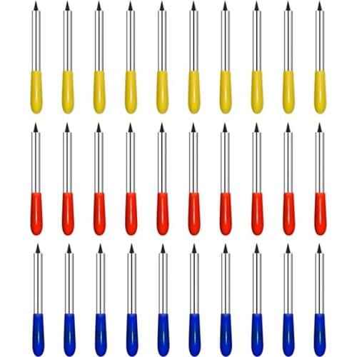 30 PC Replacement Blades for Cricut Explore Air 2 Vinyl Cutting Machines, 30,45,60 Degree Deep Cut Vinyl Fabric Cutting