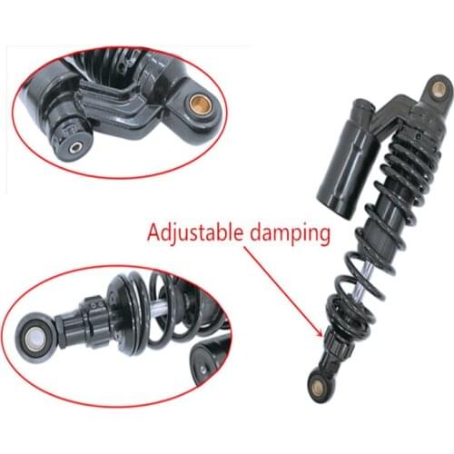 320mm 330mm 7mm Spring Rear Shock Absorbers for HONDA CX500 Yamaha Suzuki Kawasaki Dirt Bikes ATV CG125 black