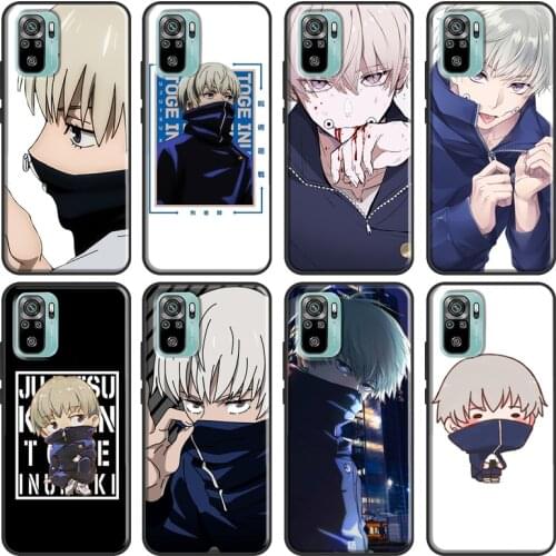 Toge Inumaki Jujutsu Kaisen Anime Case For Xiaomi Redmi Note 10 9 8 Pro 9S 8T Soft Cover For Redmi 9 9A 9C 9T 8A K40 Funda