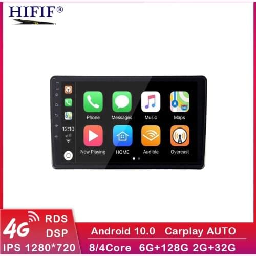 6G+128G 2 Din 9'' Android 10 Ouad Core Radio Car DVD Player For Audi A4 B6 B7 S4 B7 B6 RS4 2002-2008 RS4 B7 SEAT Exeo 2008-2012