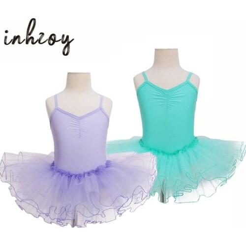 Ballet Bodysuit Girls Dance Costumes Kids Leotard Tutu Ballerina Fancy Ballet Clothing