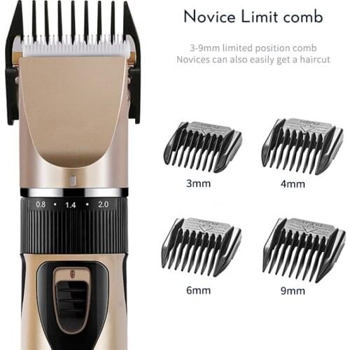 Kid Hair Trimmer USB Rechargeable Electric Hair Clipper Mens Beard Trimmer Adjustable Ceramic Blade Haircut