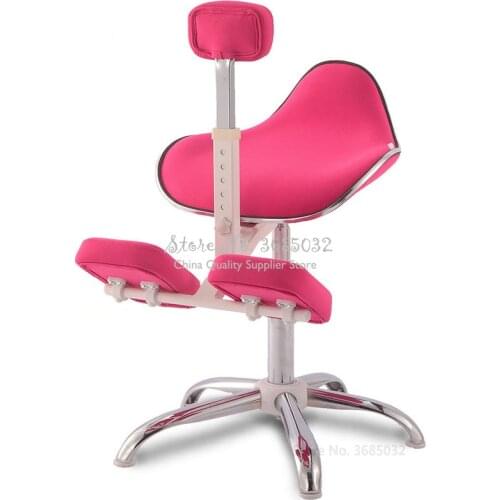 Kids Spine Correction Office Chair Ergonomic Metal Chairs Lift Anti-humpback Myopia Childen Adjustable Posture Chair 4 Gears