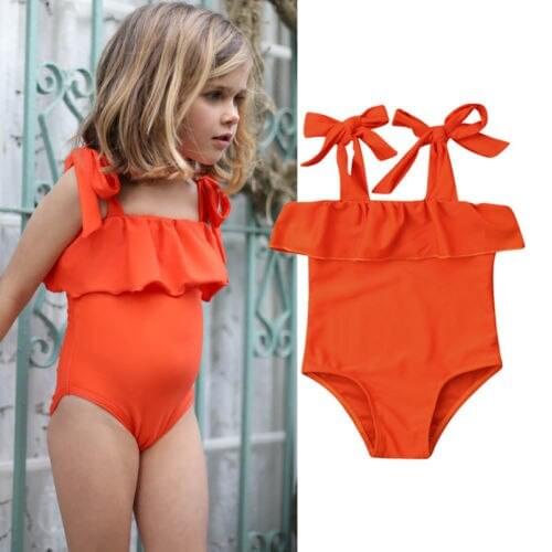 Dropshipping 6-5T Newborn Kids Baby Girls Bikini Set Swimwear Swimsuit Beachwear Bathing