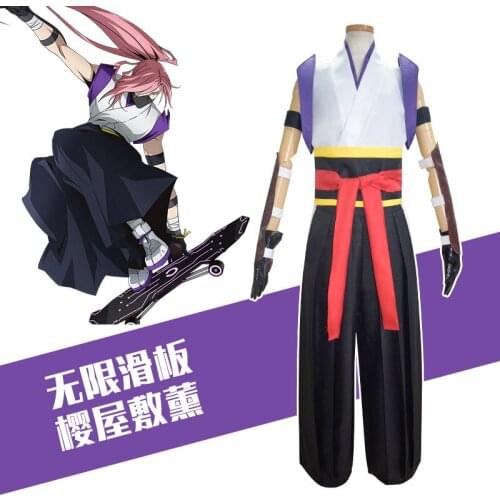 SK8 the Infinity Cherry blossom Kaoru Sakurayashiki Cosplay Costume Uniform Halloween Costume Accessory Suit