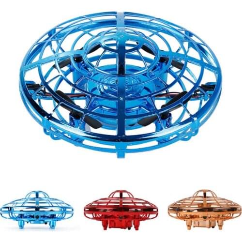 Mini Smart Infrared RC Helicopters Flying Drone Kids Hand Motion Control UFO Ball Induction Aircraft Toys Women Men