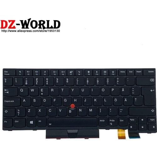 New Original SWE Swedish Backlit Keyboard for Lenovo Thinkpad T470 A475 T480 A485 Laptop Teclado 01HX444 01HX524 01HX484 01AX595