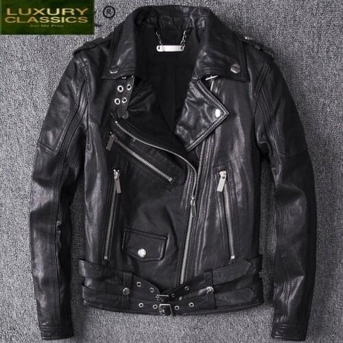 Sheepskin 100% Coat Real Women Chaquetas Mujer 2021 Streetwear Korean Genuine Leather Jacket Montone Bike Leather Jackets